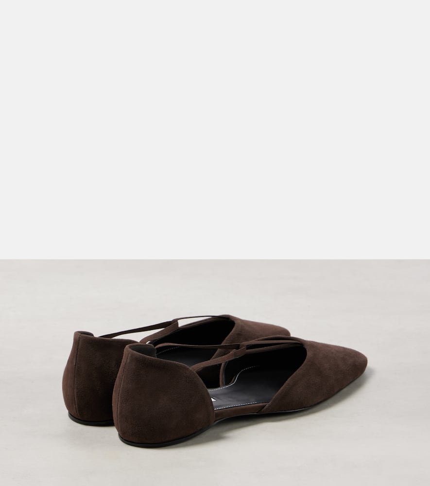 Toteme Suede ballet flats