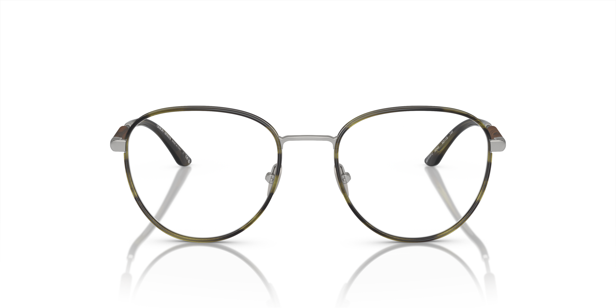 Giorgio Armani Man Giorgio Armani AR5137J 3045 Optical frames Steel Silver Transparent Pantos Norma