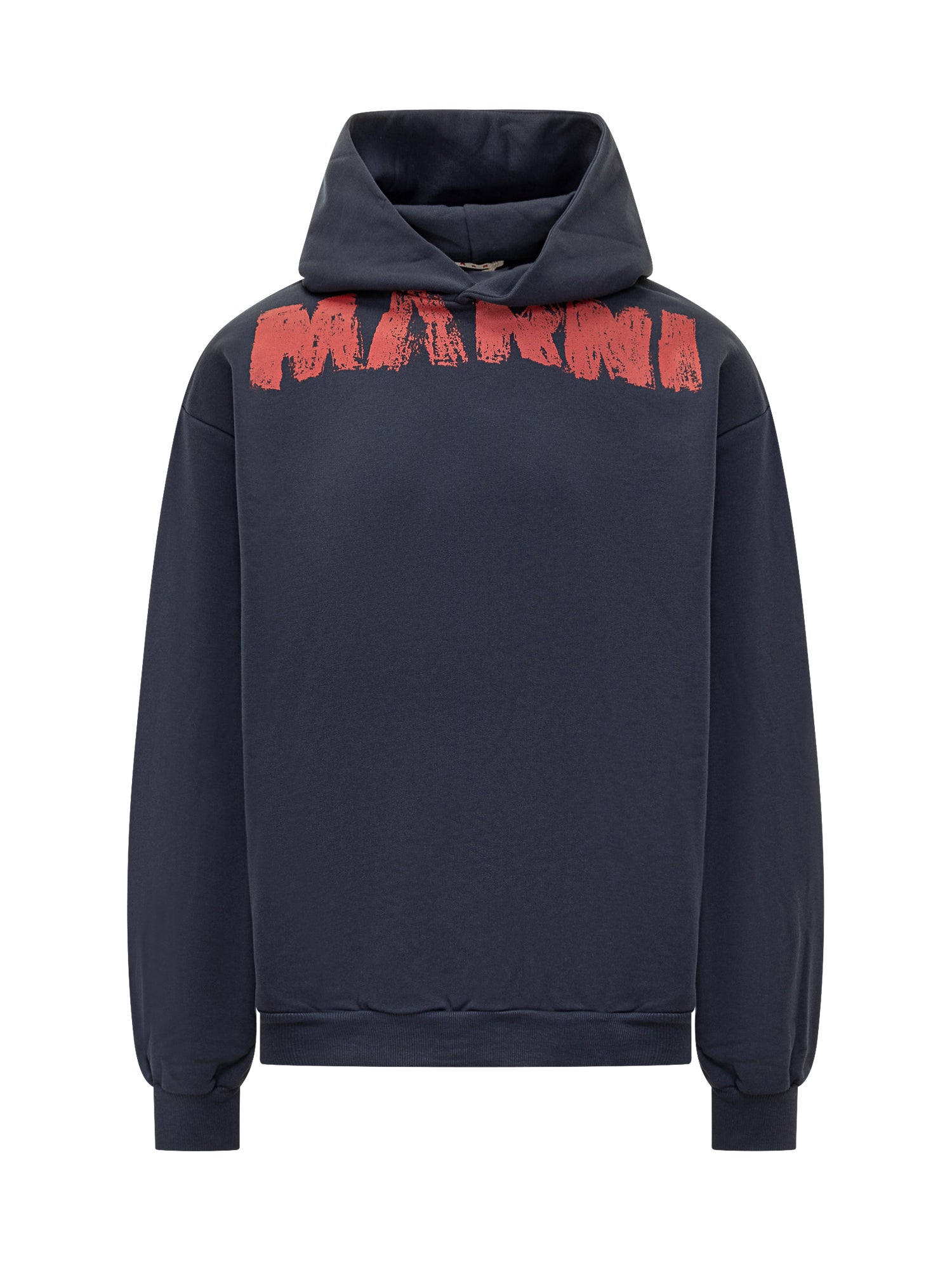 Classic Sweatshirt with Hood and Bold Logo