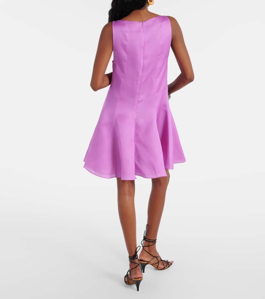 Mags silk minidress