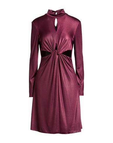 Woman Mini dress Plum Size M Polyester, Elastane