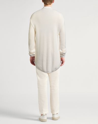 Hevò Man Sweater Ivory Size M Virgin Wool, Acrylic
