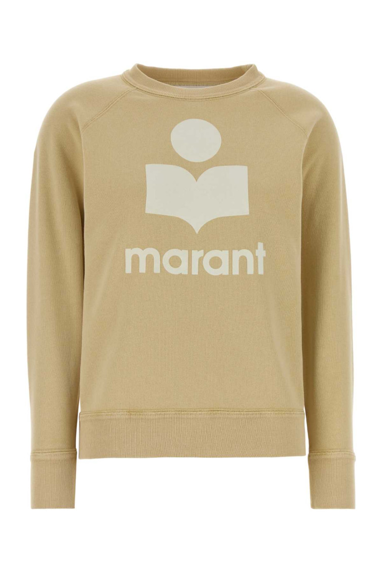 Beige Crew Neck Sweatshirt