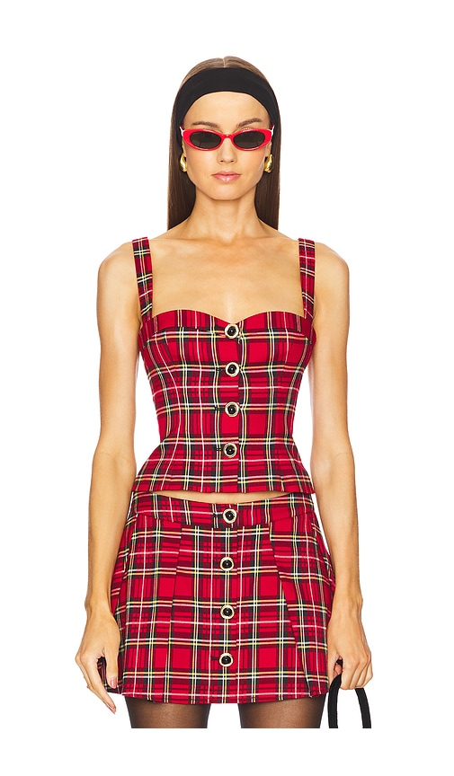 MAJORELLE Shane Top in Red. -  XS also in L, M