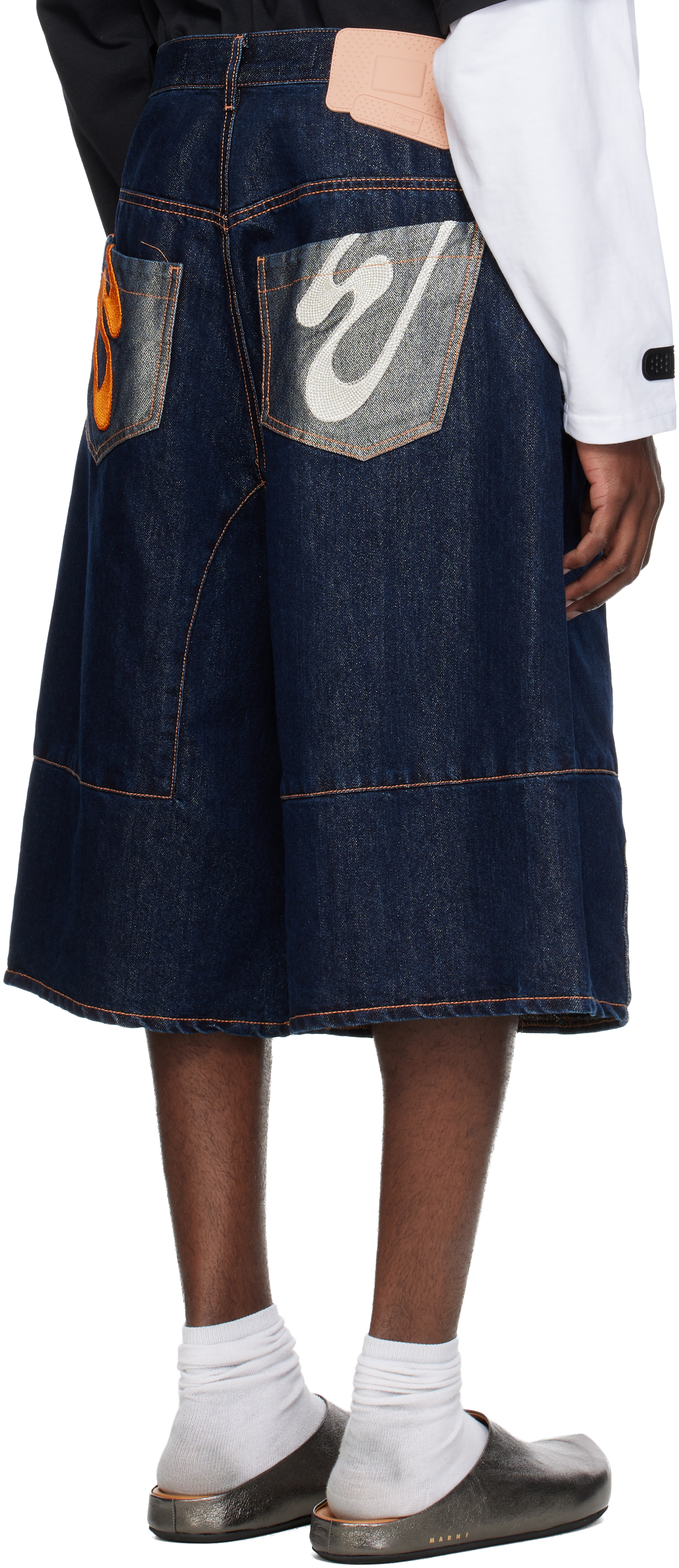 Blue Positano Denim Shorts