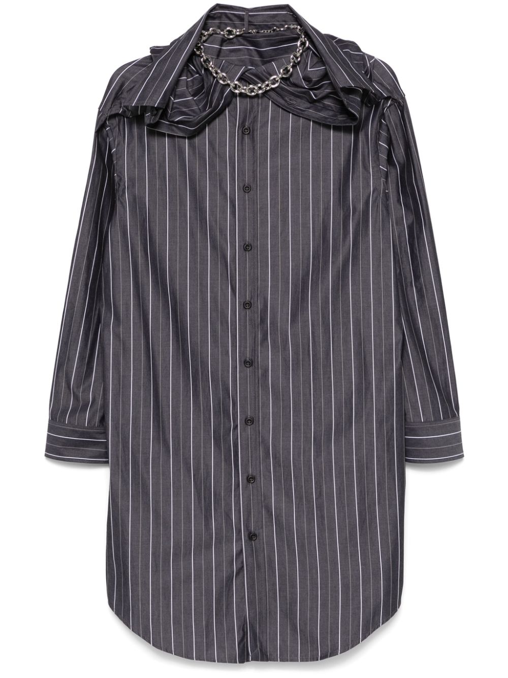 와이 프로젝트 여성 에버그린 미니 드레스 - 그레이 101DR004F551