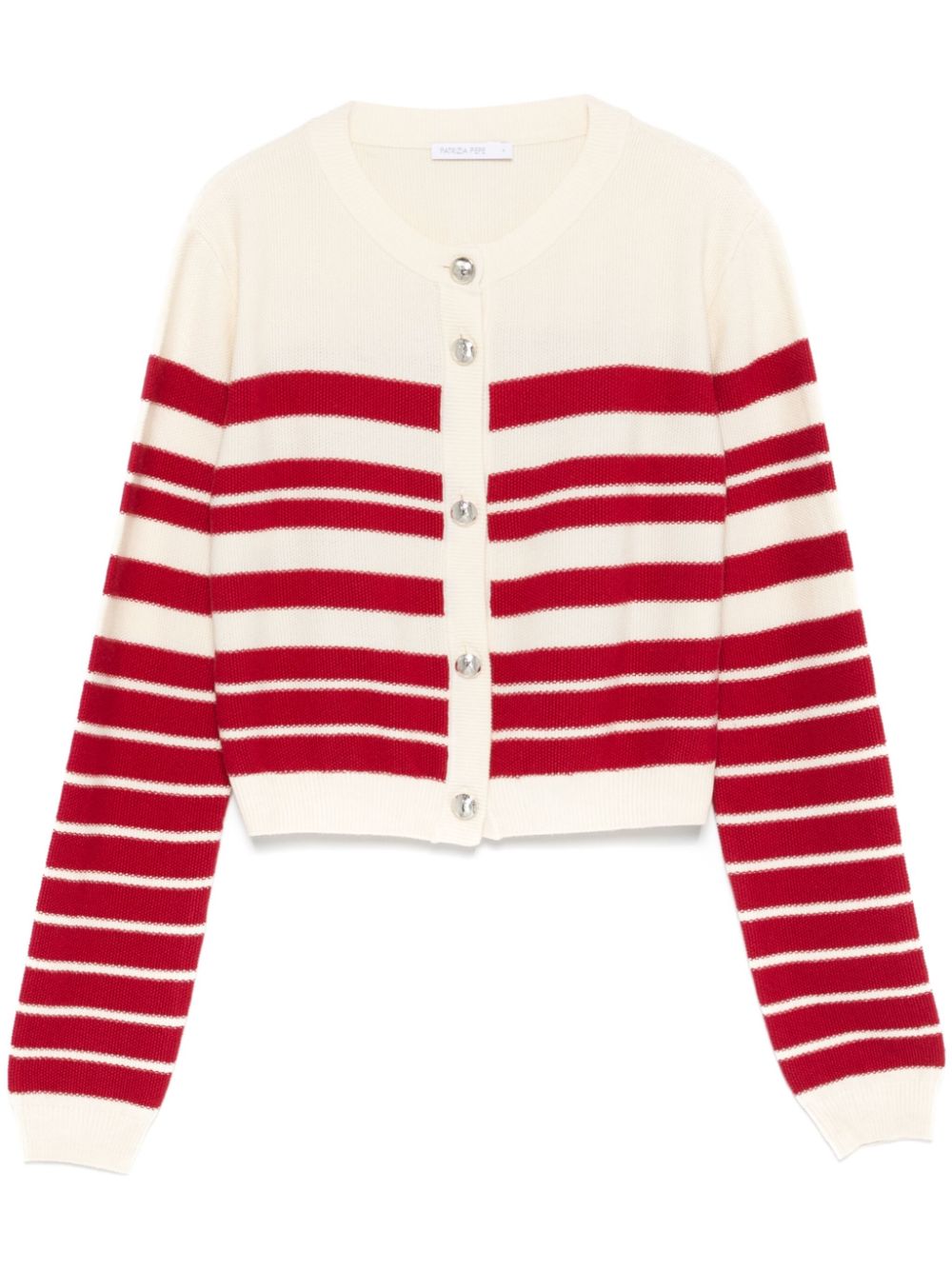 Striped cardigan - Neutrals