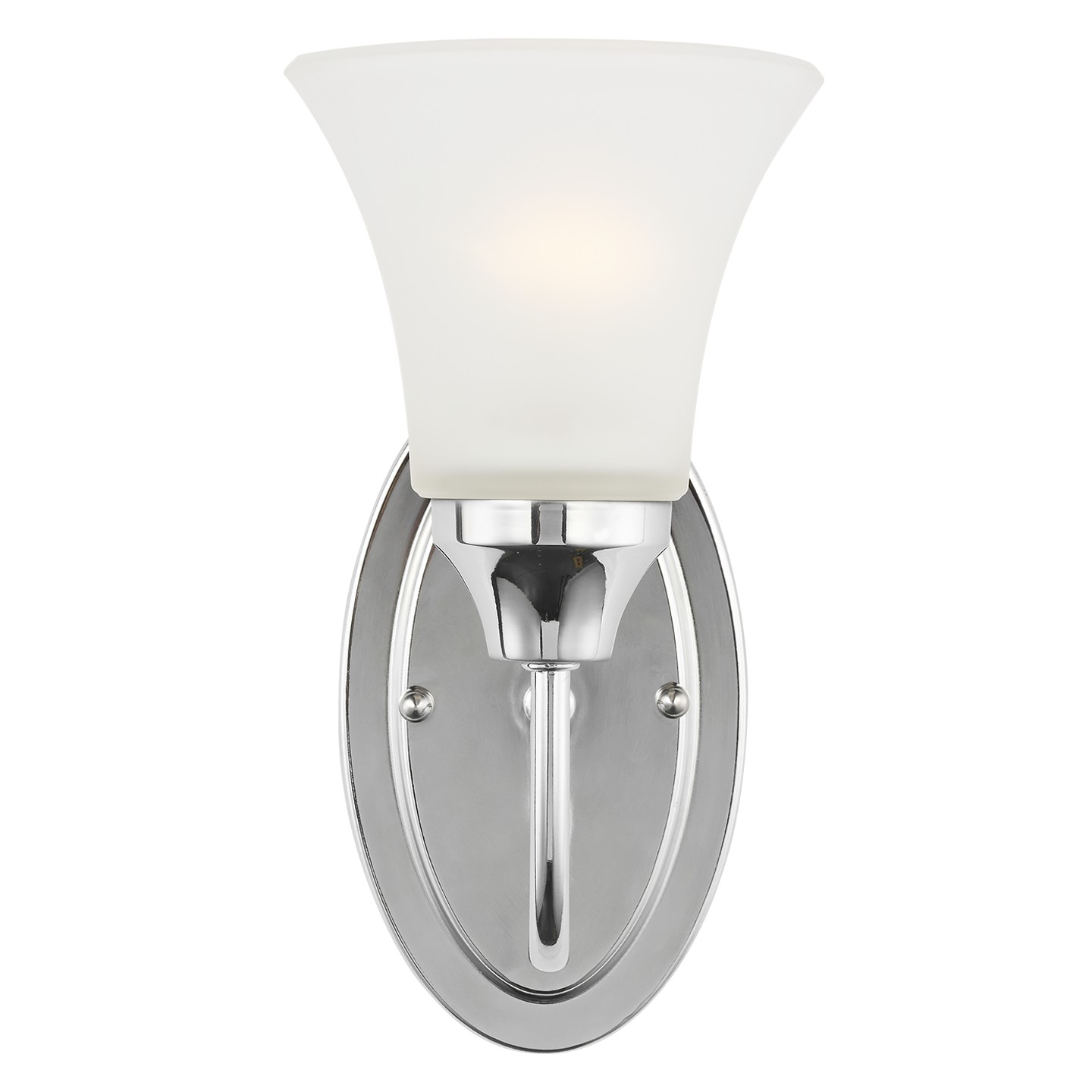 Holman 1-Light Bathroom Vanity Light Sconce in Chrome