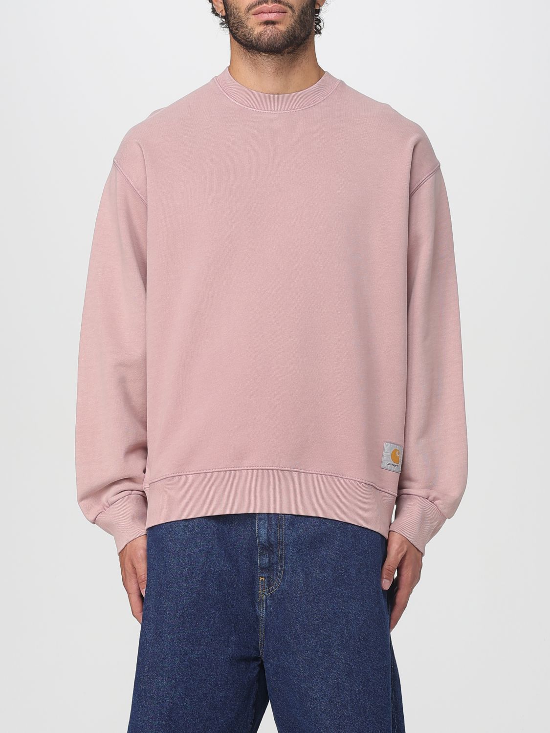 Sweatshirt Men color Pink