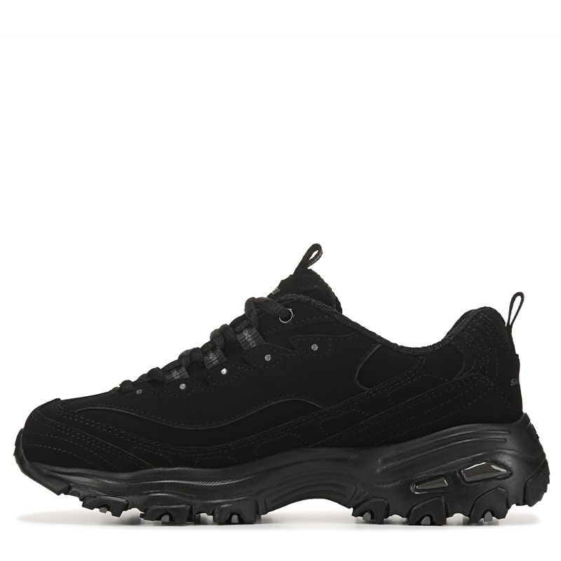 Women's D'lites Sneakers (Black/Black)