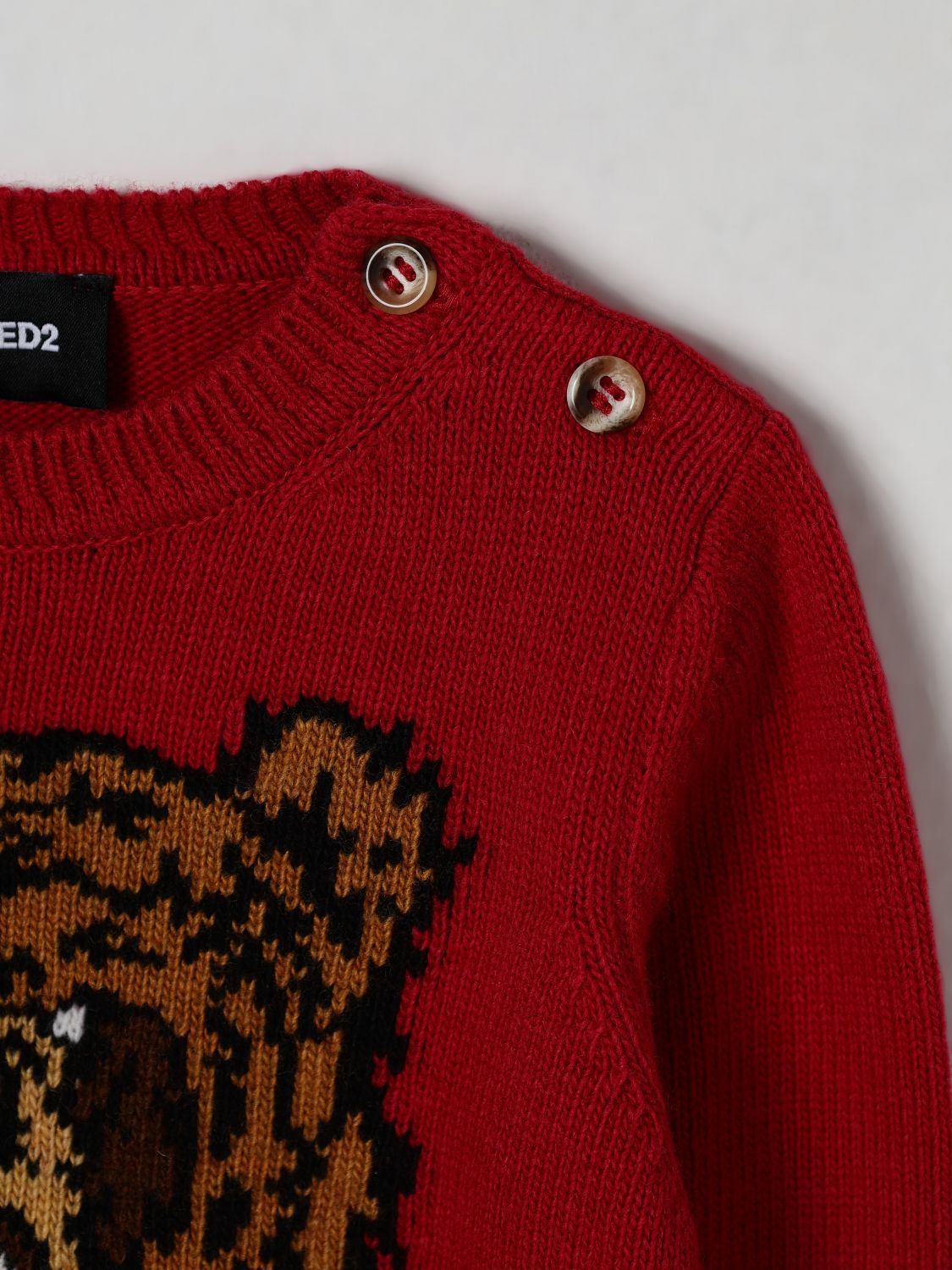 Sweater Kids color Red