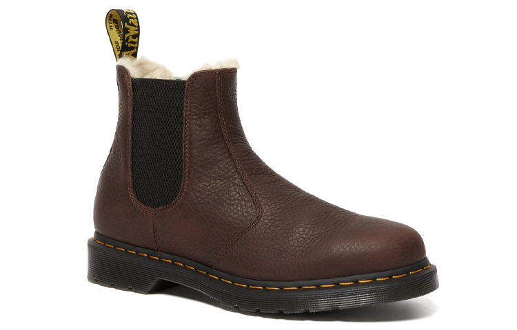 2976 Faux Fur Lined Chelsea Boots 'Cask'