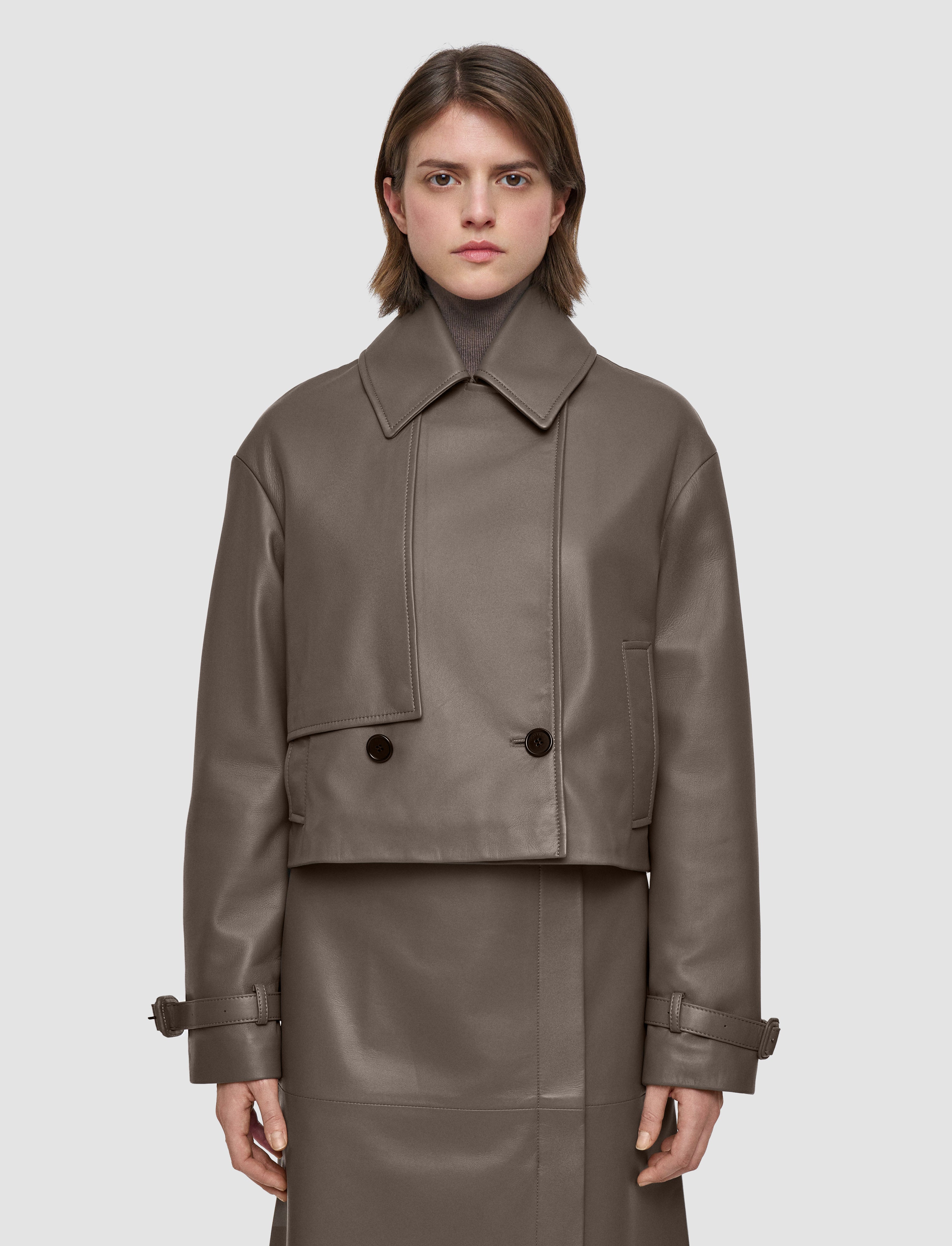 Blaise Nappa Leather Jacket - 44