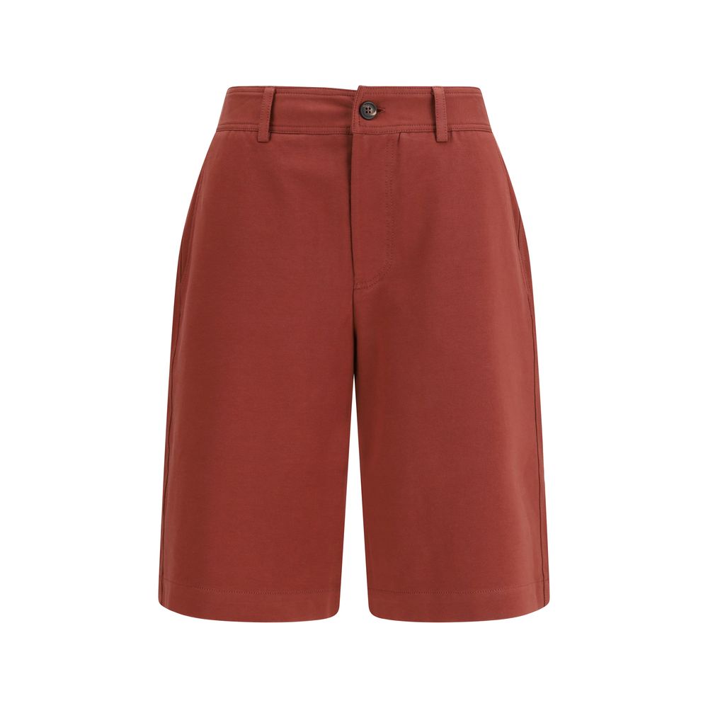 Cotton Bermudas — Red