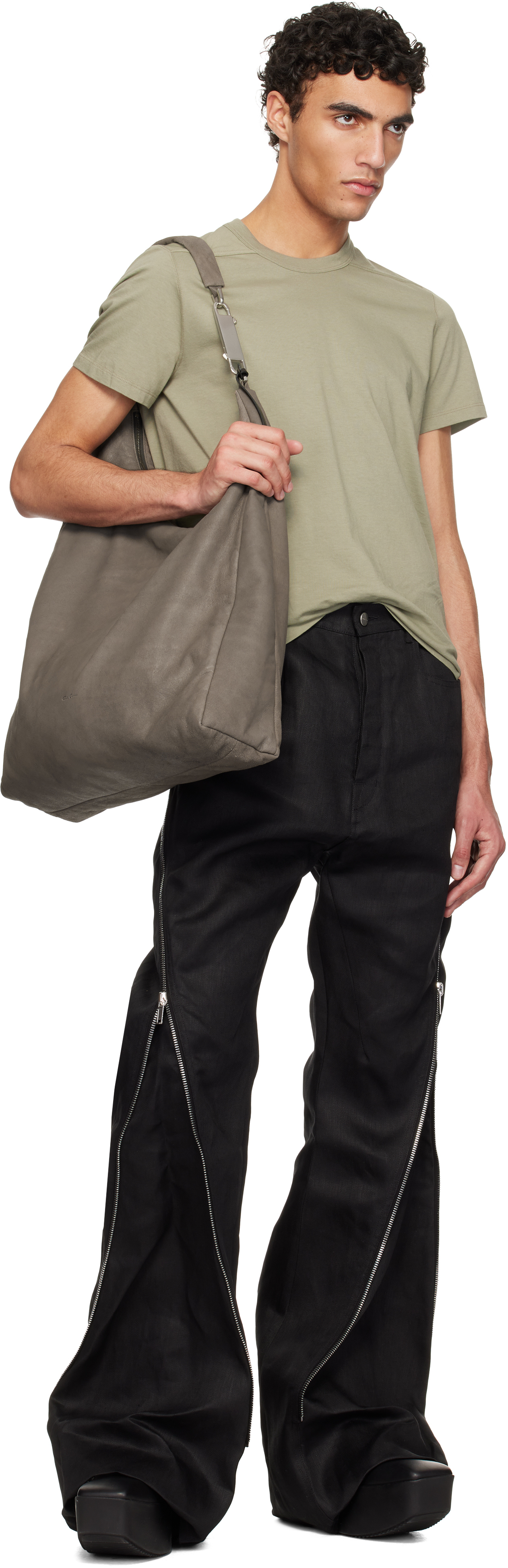 Rick Owens Black Hollywood Bolan Banana Jeans