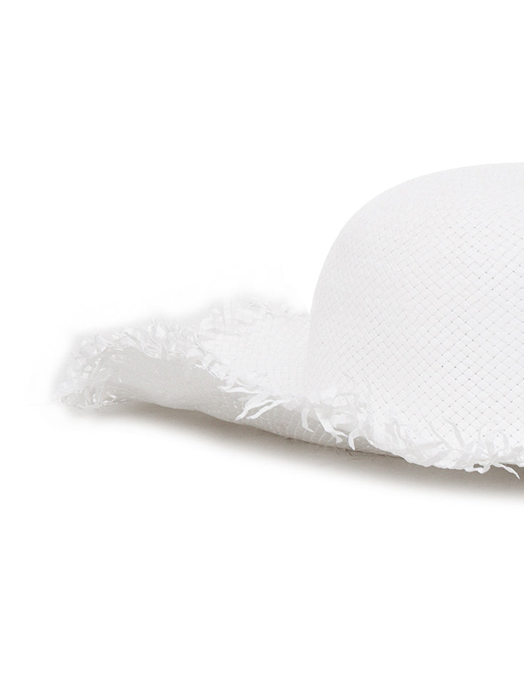 Magil Cappello Cloche Bianco Carta