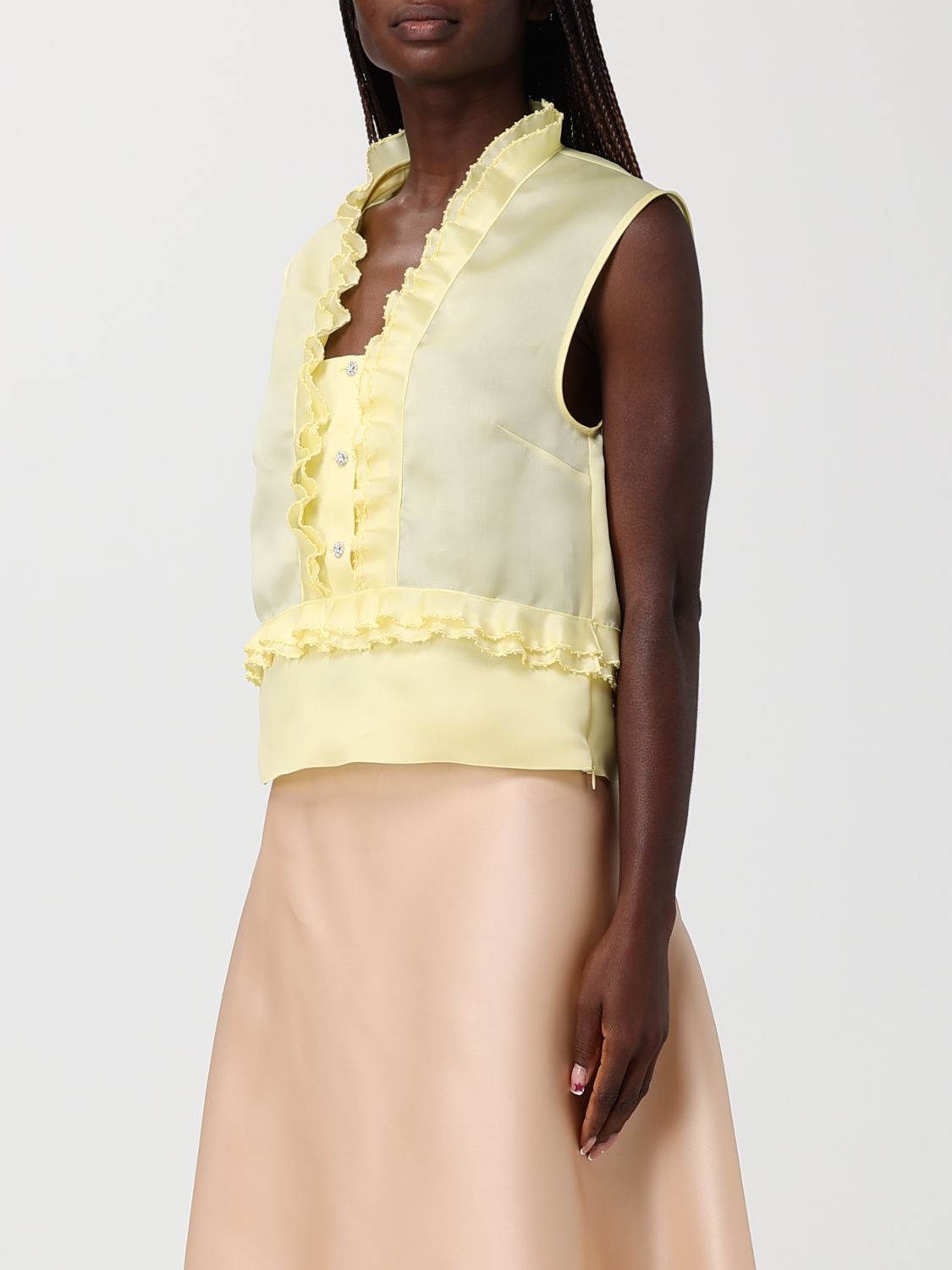 Top Woman color Ivory