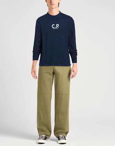 C. p. Company Man Sweatshirt Blue Size L Cotton