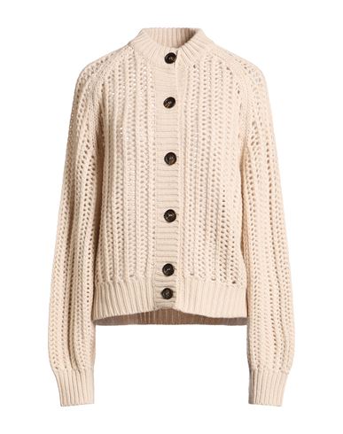 Woman Cardigan Beige Size L Cashmere