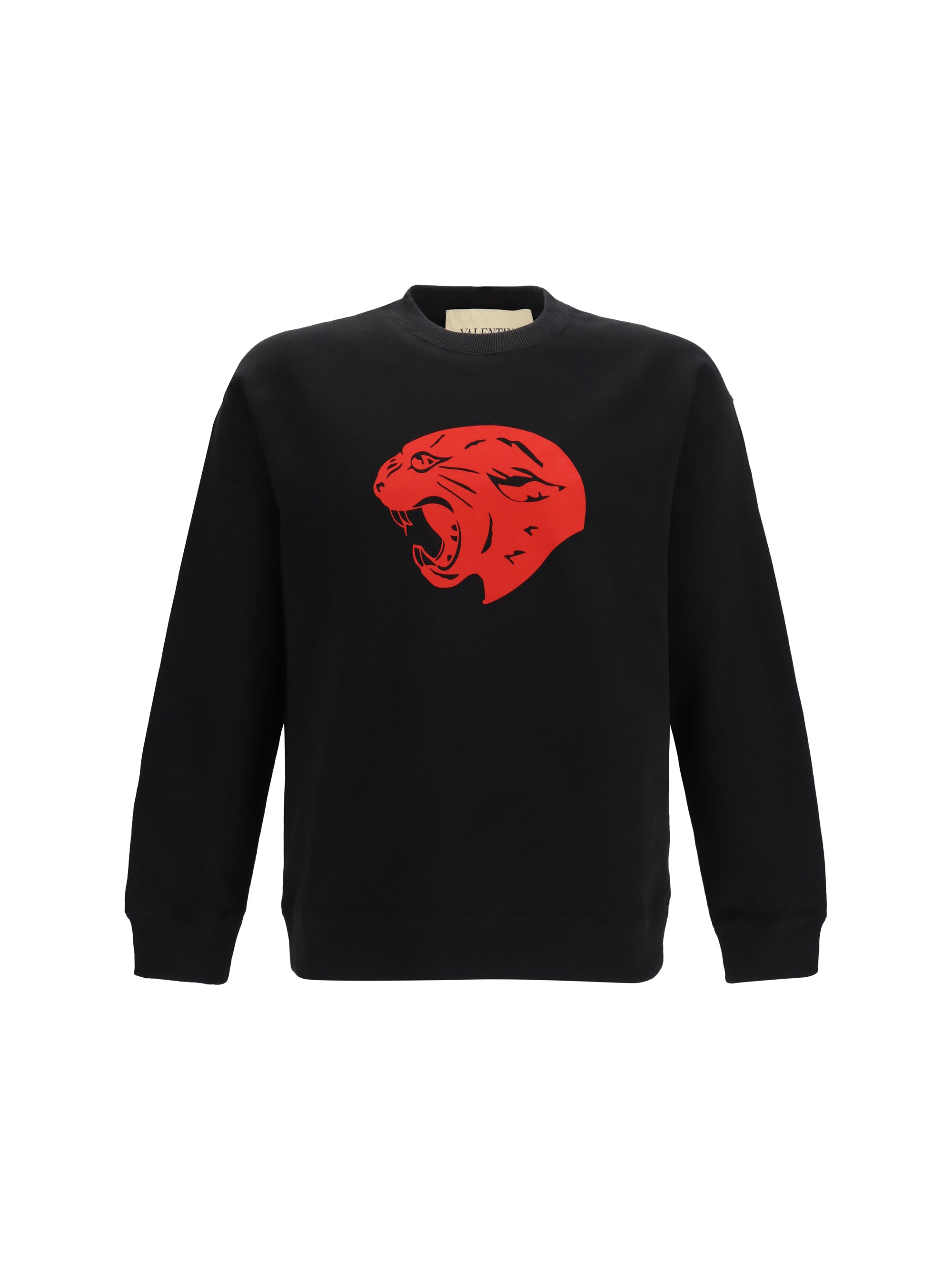 Panther Graphic Sweatshirt — Black