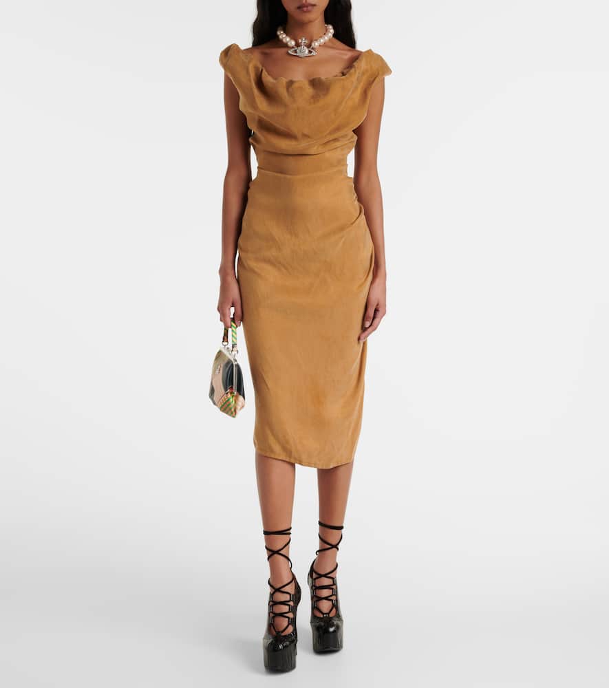 Ginnie draped gown