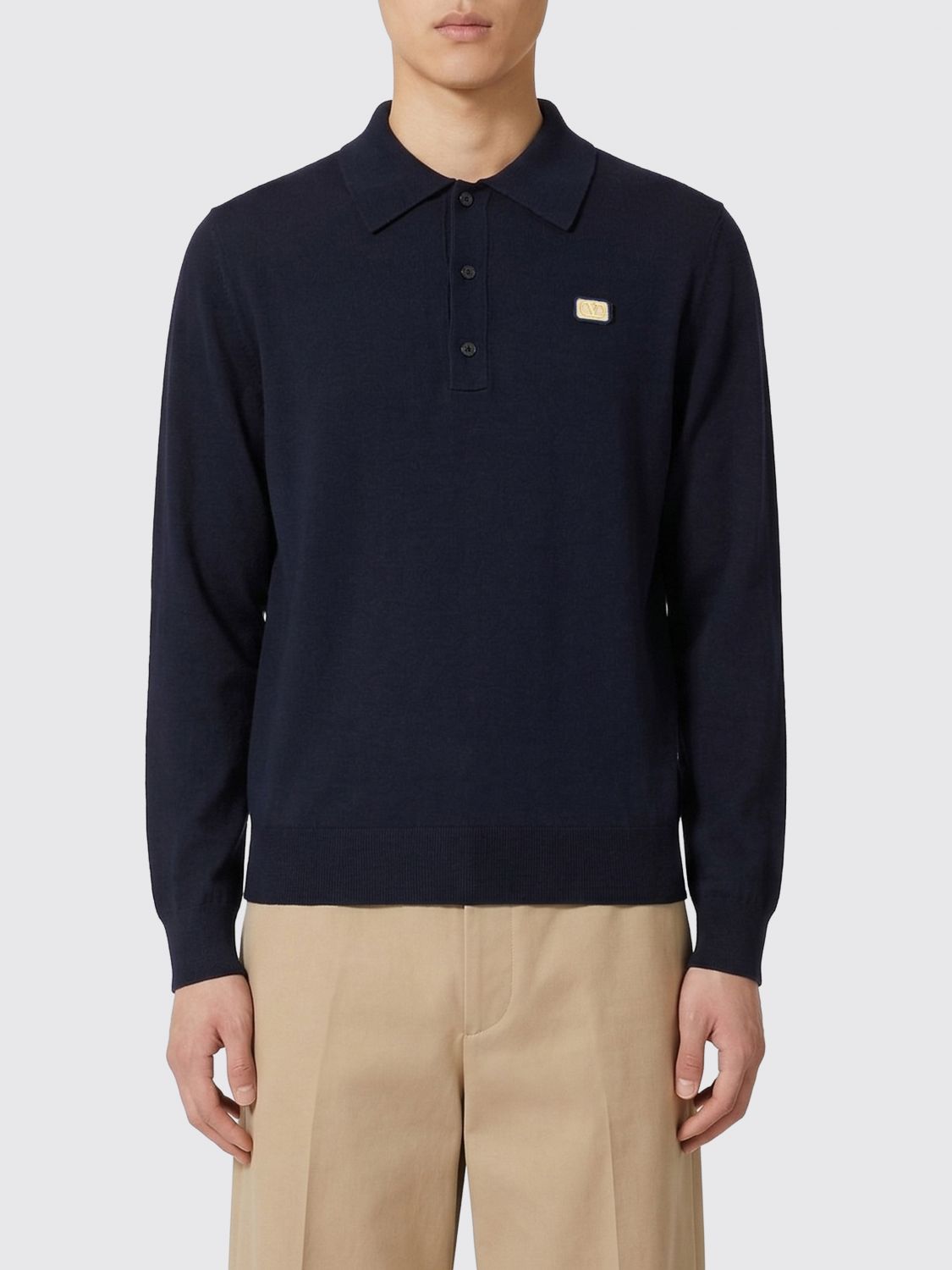 Polo Shirt Men color Navy