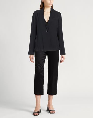 Woman Jacket Midnight blue Size 14 Polyamide, Viscose, Elastane