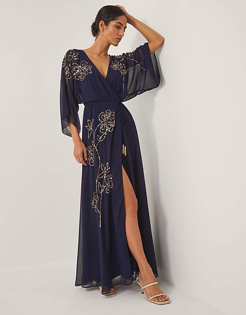 Monsoon Skyla Floral Maxi Wrap Dre