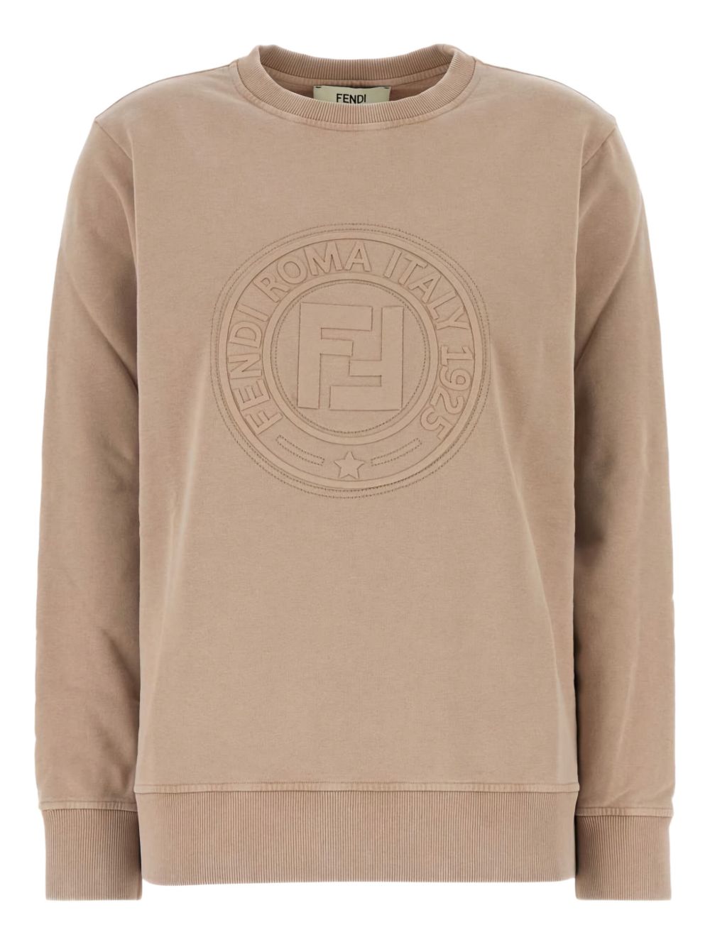 FENDI cotton sweatshirt - Brown