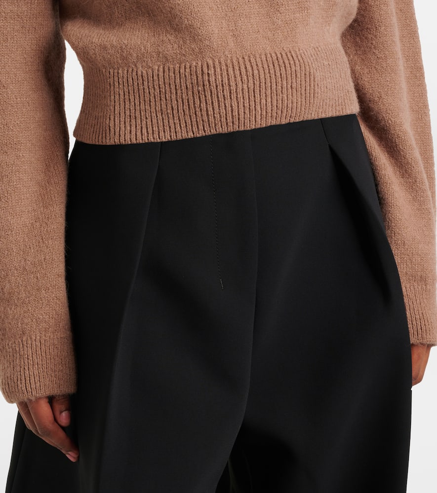 Alpaca and wool-blend sweater