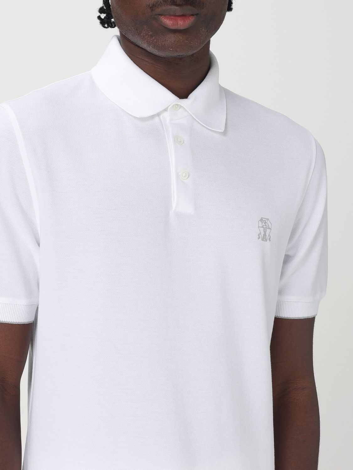 Polo Shirt Men color White