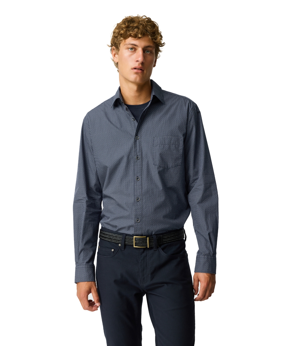 Men's Masson Creek Cotton Shirt - Ink
