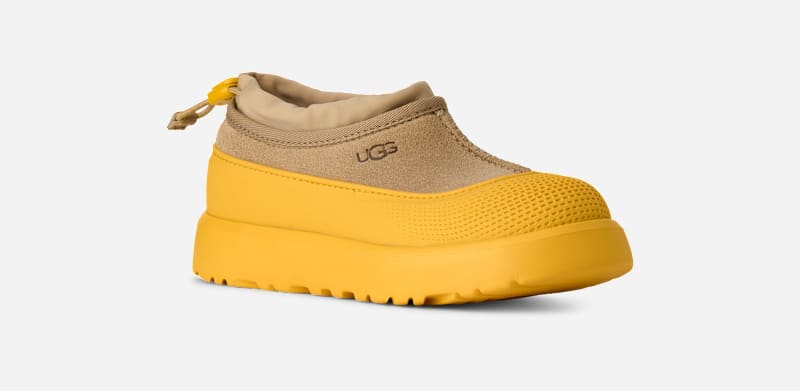 ® Kids' Tasman Weather Hybrid Suede in Mustard Seed/Summer Wheat