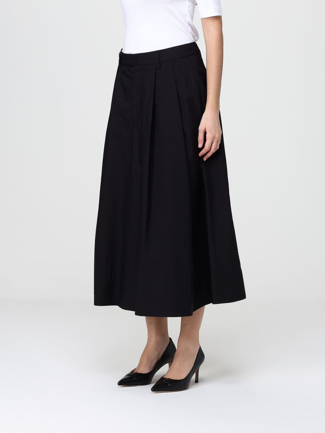 Skirt Woman color Black
