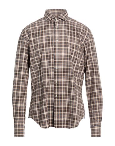 Man Shirt Brown Size 15 ¾ Cotton