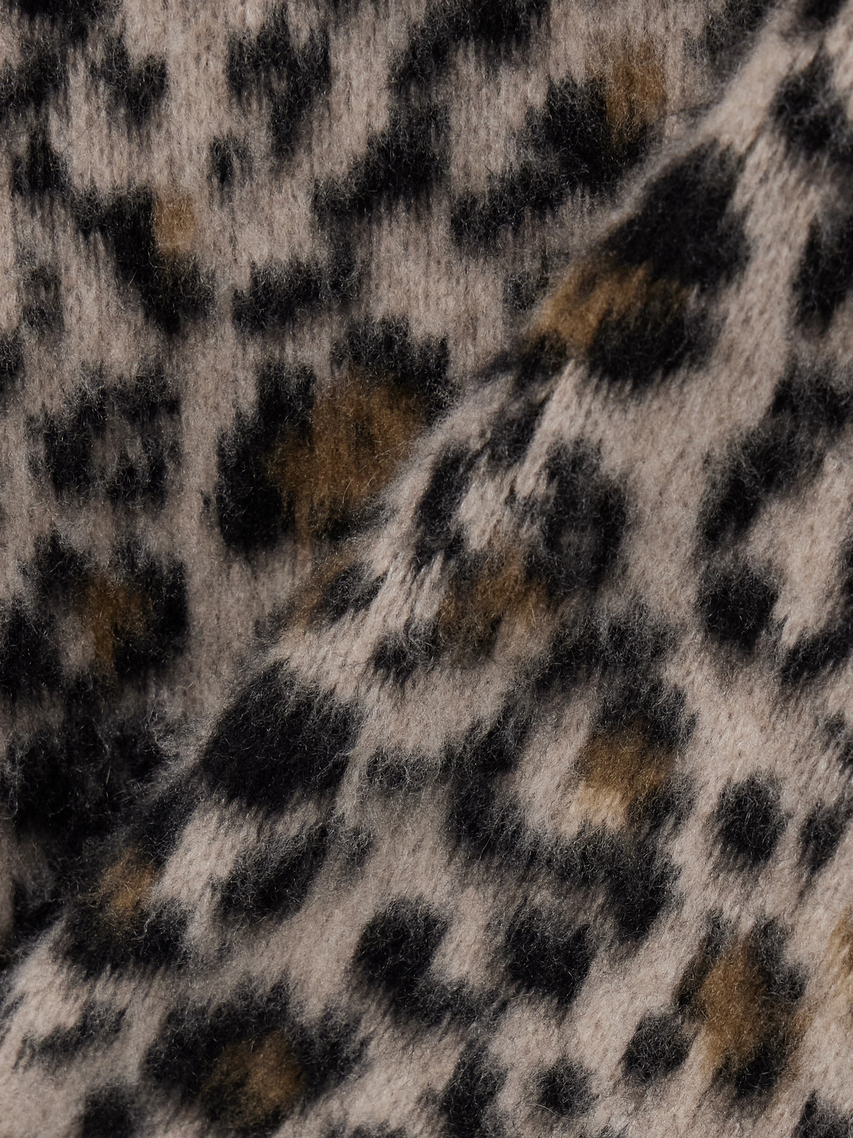 Zamira Leopard-jacquard Cashmere And Silk-blend Sweater - Animal print