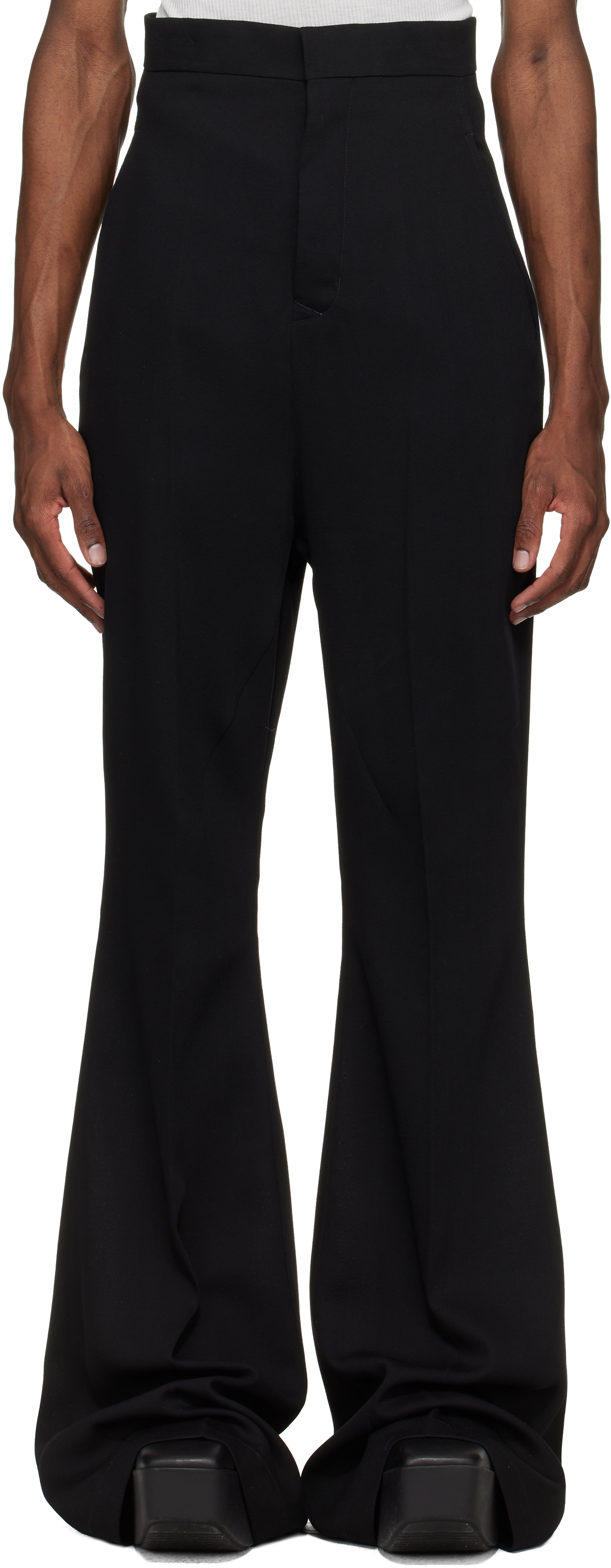 Black Temple Dirt Bolan Trousers