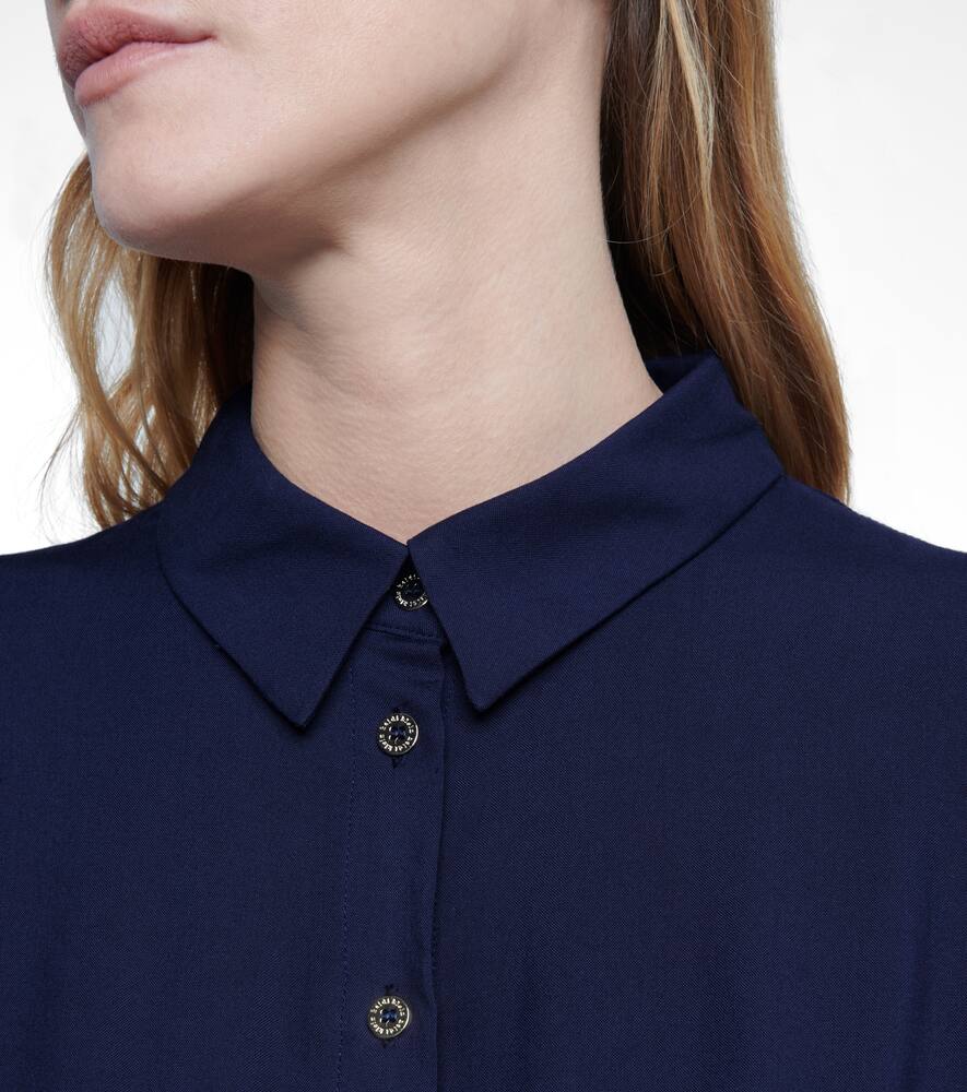 Core button-down shirt dress