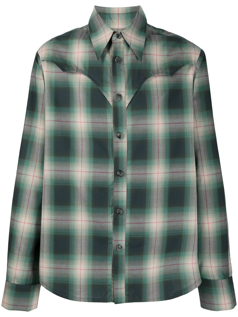 Wings check shirt - Green