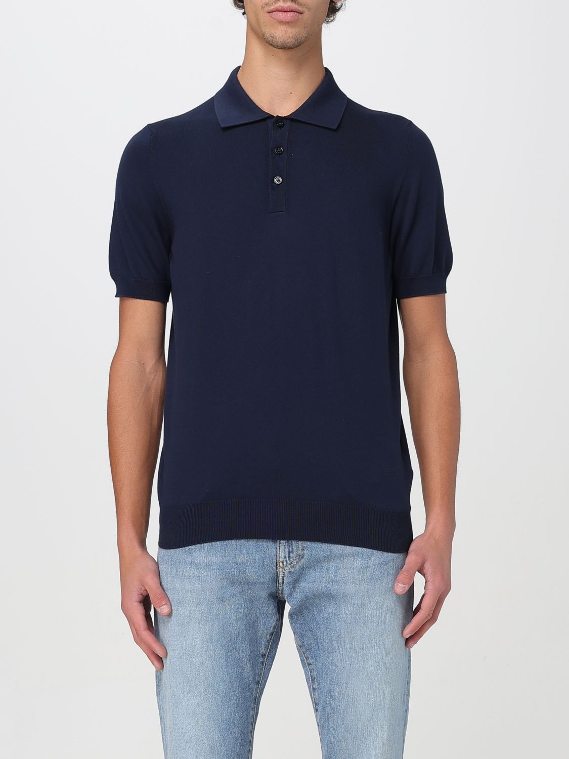 Polo Shirt FAY Men color Blue