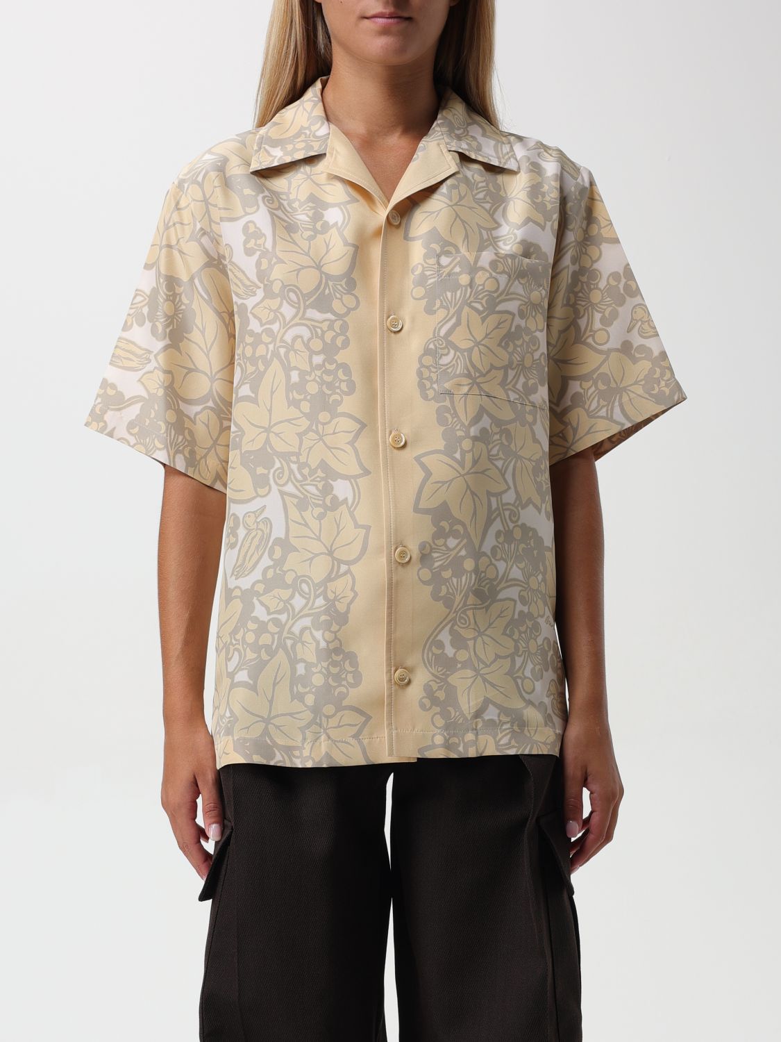 Ivy silk shirt - Neutrals