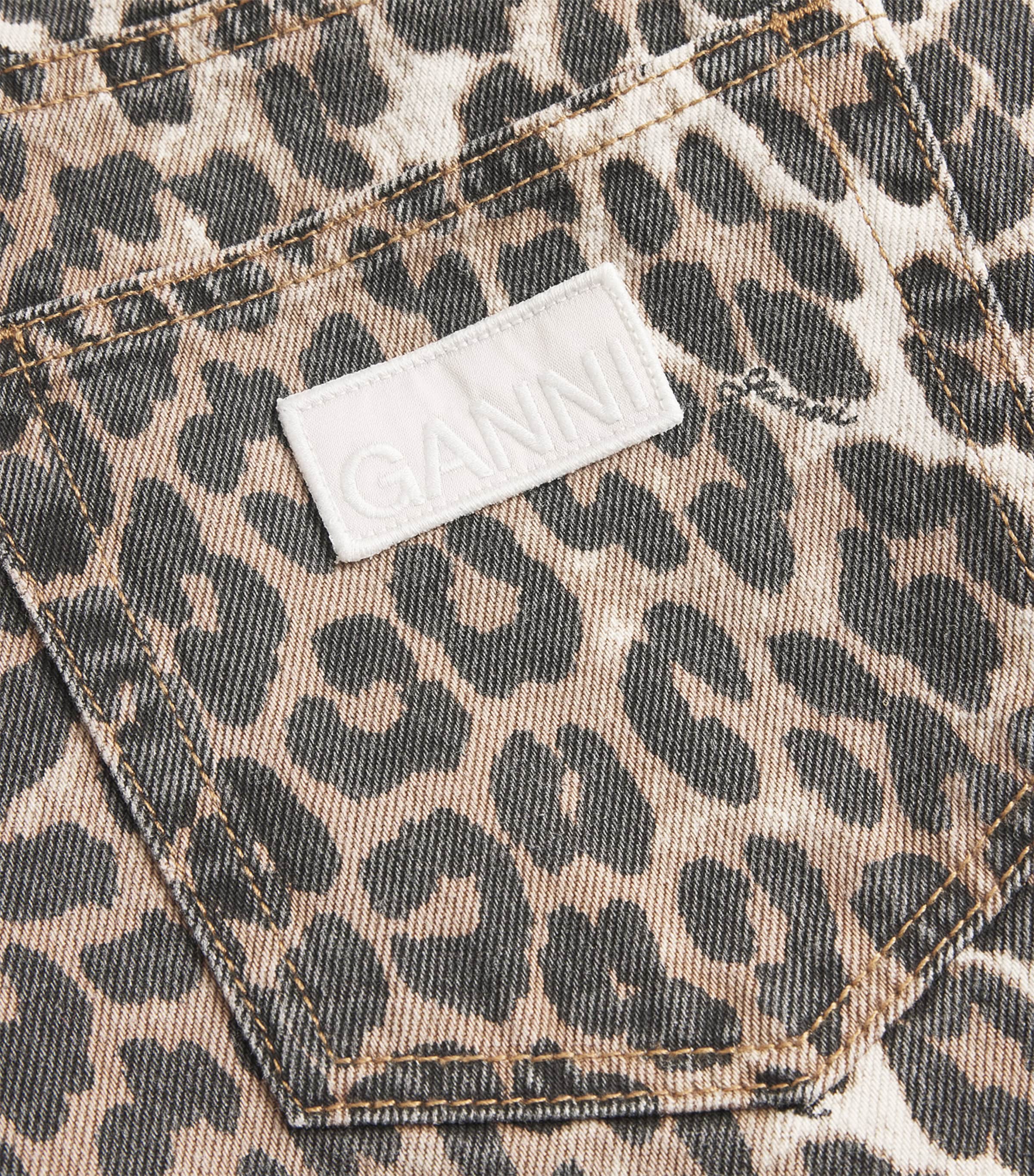 Leopard Stary Jeans