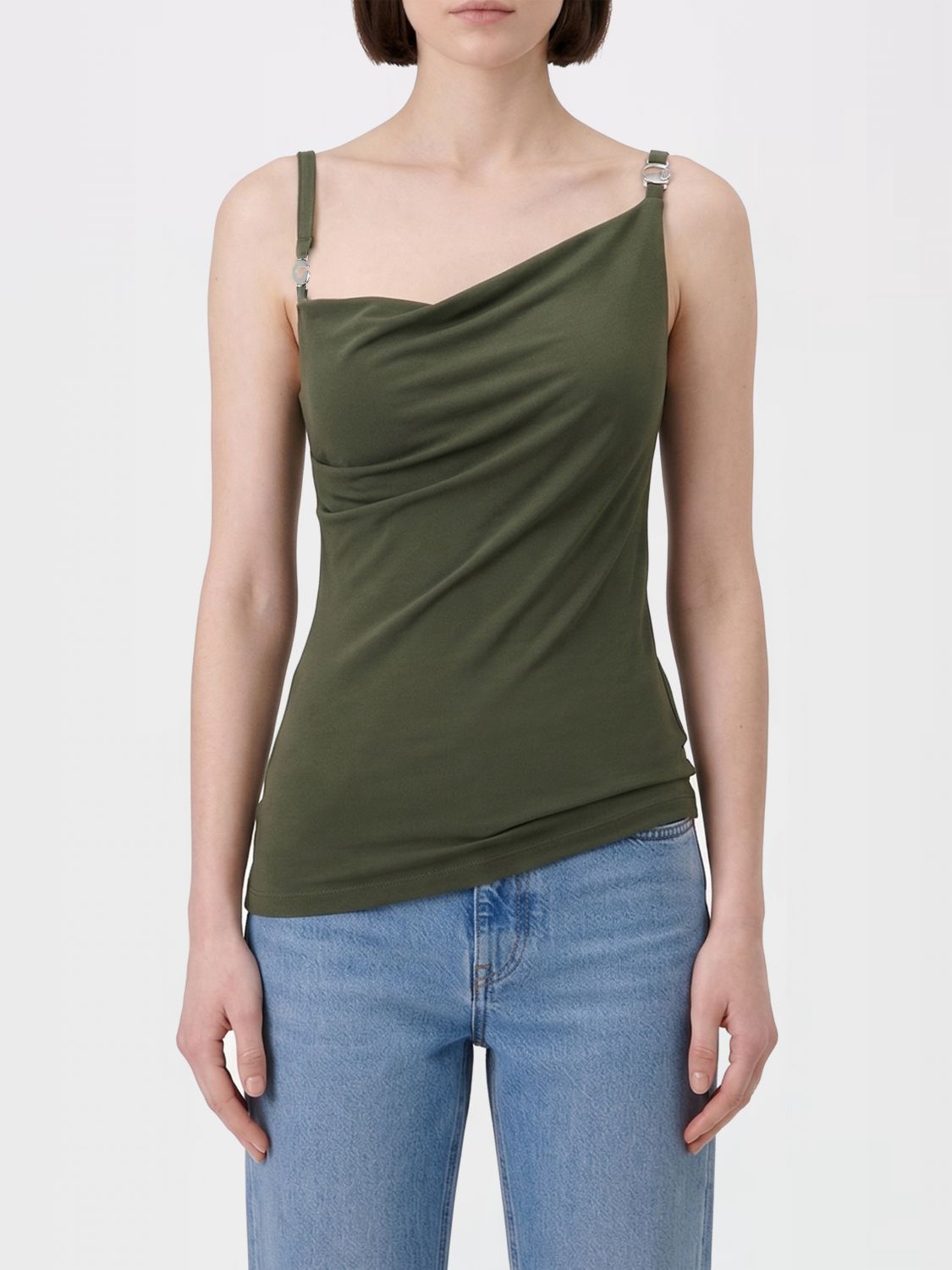 Top Woman color Green