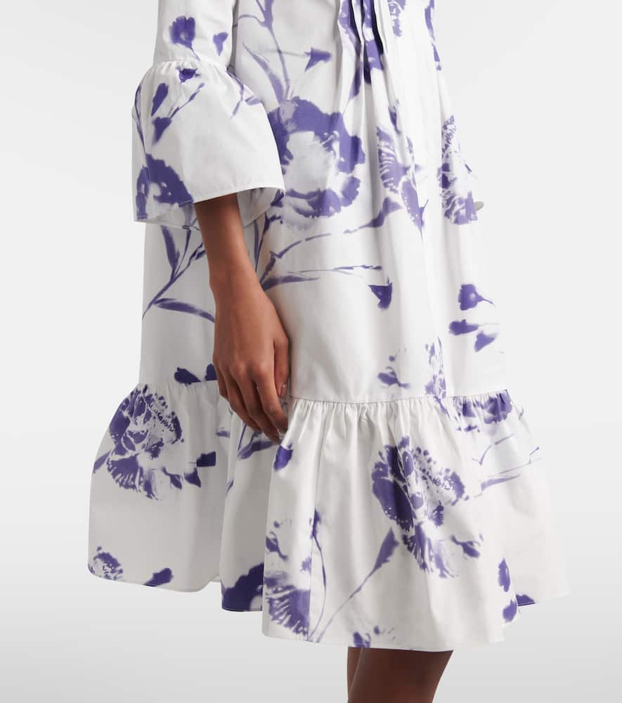 Floral cotton minidress