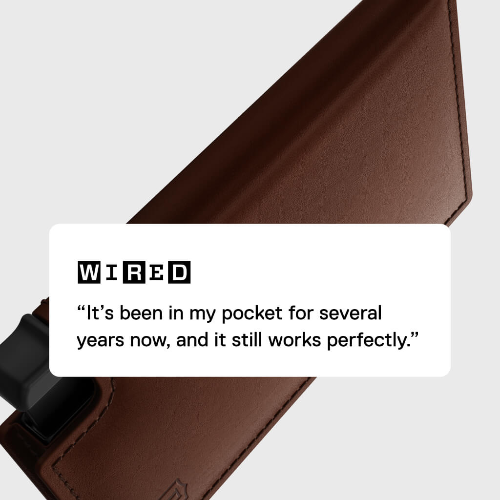 Men's Wallet - Smiley x Ekster Premium Slim Men's Wallet Trackable Wallet Leather Smart Wallet RFID Blocking