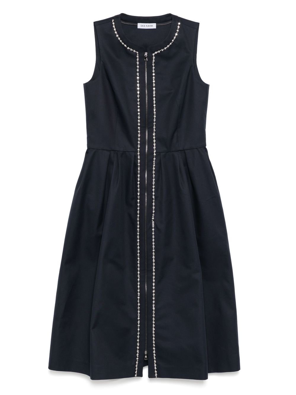 Dice Kayek cotton sleeveless dress - Blue