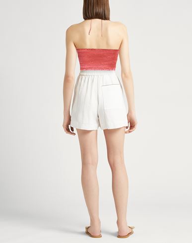 Forte_forte Woman Top Coral Size 1 Polyester, Metallic fiber