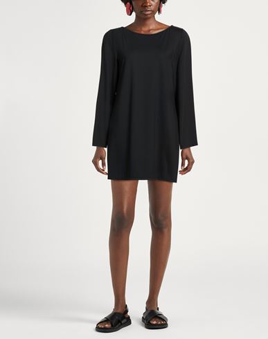 Woman Mini dress Black Size L Polyamide, Elastane