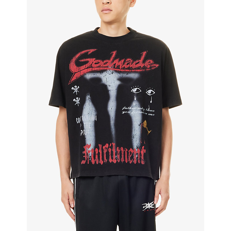 Mens Fulfilment Logo Cotton T-Shirt