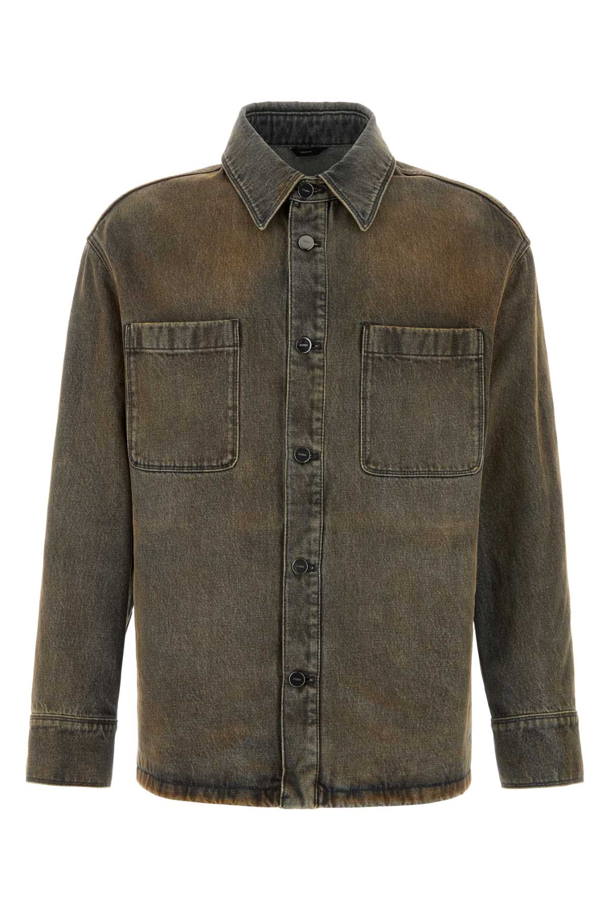 Denim Jacket — Brown